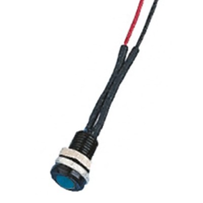 Oxley Panel Mount Indicator 24V AC, IP66 Rated, Silver Bezel, 13.5mm Length, Model 