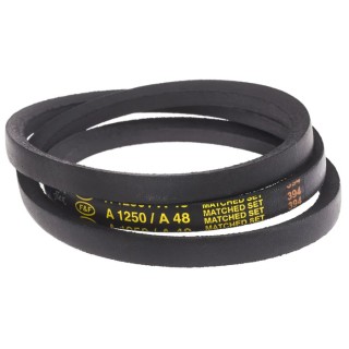RS PRO Drive Belt V Belt Section A, Rubber & Polyester Material, 1270 mm Outside Length, 1220 mm Inside Length, 13 472-004
