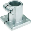 Rose+Krieger Connecting Component Base Clamp M6 Thread, Compatible Strut Profile 40 mm, Round Tube Size 40.17 mm 13400000020