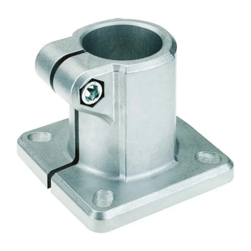 Rose+Krieger Connecting Component Base Clamp M6 Thread, Compatible Strut Profile 40 mm, Round Tube Size 40.17 mm 13400000020