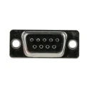 ITT Cannon ZDF 9 Way Straight 2.84 mm Pitch Panel Mount D-Sub Connector Female 119998-2835