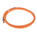 Lumberg Automation Sensor Actuator Cable Male 3-Way Straight Connector, Polyvinyl Chloride Jacket, 2m RSMV 3-06/2M
