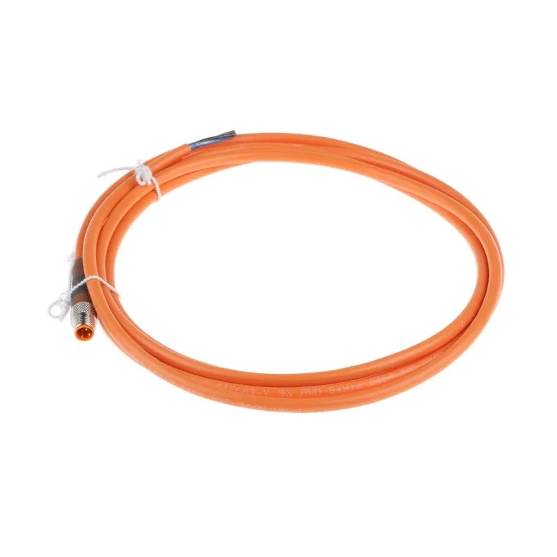 Lumberg Automation Sensor Actuator Cable Male 3-Way Straight Connector, Polyvinyl Chloride Jacket, 2m RSMV 3-06/2M