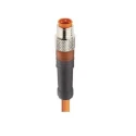 Lumberg Automation Sensor Actuator Cable Male 3-Way Straight Connector, Polyvinyl Chloride Jacket, 2m RSMV 3-06/2M