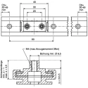 Igus Linear Guide Carriage DryLin N Series, 40mm Length, 14mm Width, 300 N Dynamic Load NW-02-27