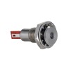 Bulgin Red Panel Mount Indicator with Recessed Bezel IP67, 12V DC, 30mA, Circular Lens, 41.2mm Length DX0505/RD/12