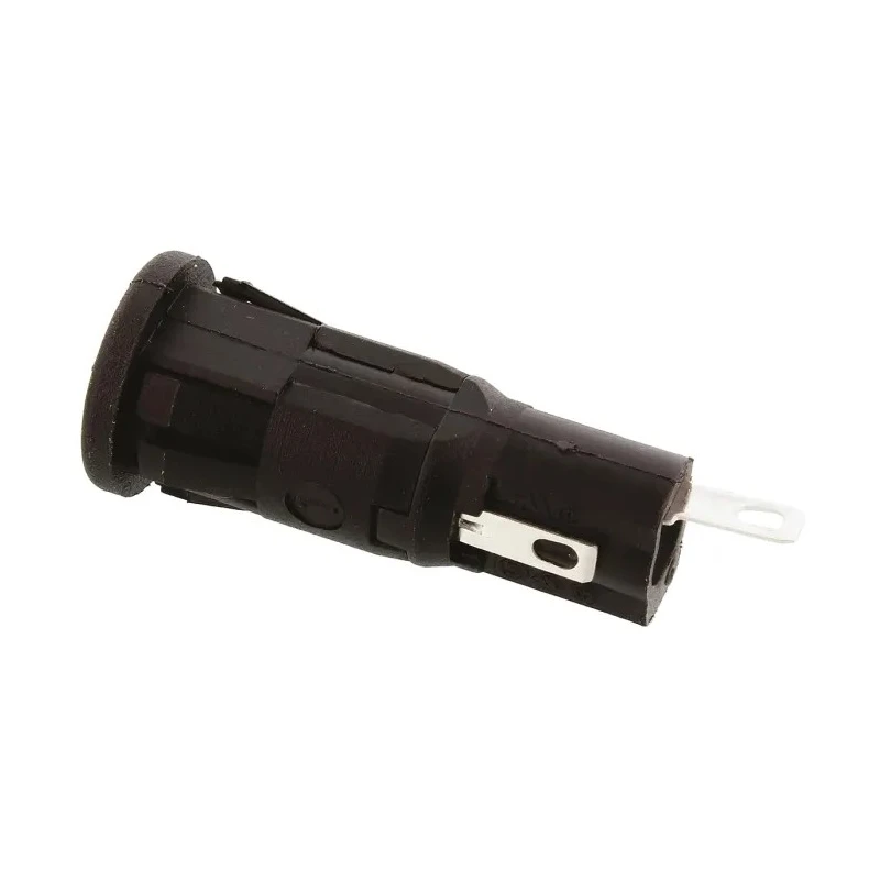 Bulgin 10A Panel Mount Fuse Holder, 1P-Pole for 5 x 20 mm Fuses, 250V AC FX0458/1
