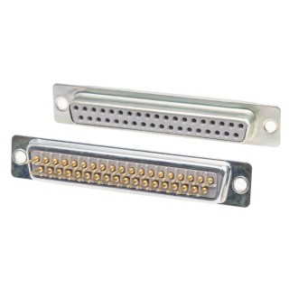 RS PRO 37 Way Straight Through Hole D-Sub Connector Female 750V 5A Polyethylene Terephthalate 472-809
