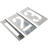 AT Brown Zinc Stencil Numbers Only 13 Piece Set 102 mm Character Height 100131