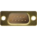 RS PRO 9 Way Straight Panel Mount D-Sub Connector Male 750V 5A Steel Shell 472-837