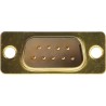 RS PRO 9 Way Straight Panel Mount D-Sub Connector Male 750V 5A Steel Shell 472-837
