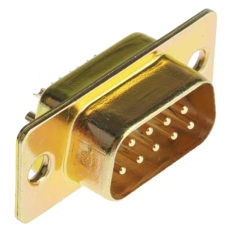 RS PRO 9 Way Straight Panel Mount D-Sub Connector Male 750V 5A Steel Shell 472-837
