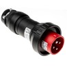 Eaton IP66 Red Cable Mount 3P+PE Straight Power Connector ATEX 16A 415V