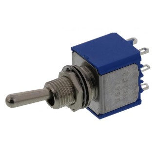 APEM Toggle Switch Panel Mount On-On DPST Solder Terminal Brass Actuator 30V dc 250V ac 5642A