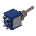APEM Toggle Switch Panel Mount On-On DPST Solder Terminal Brass Actuator 30V dc 250V ac 5642A