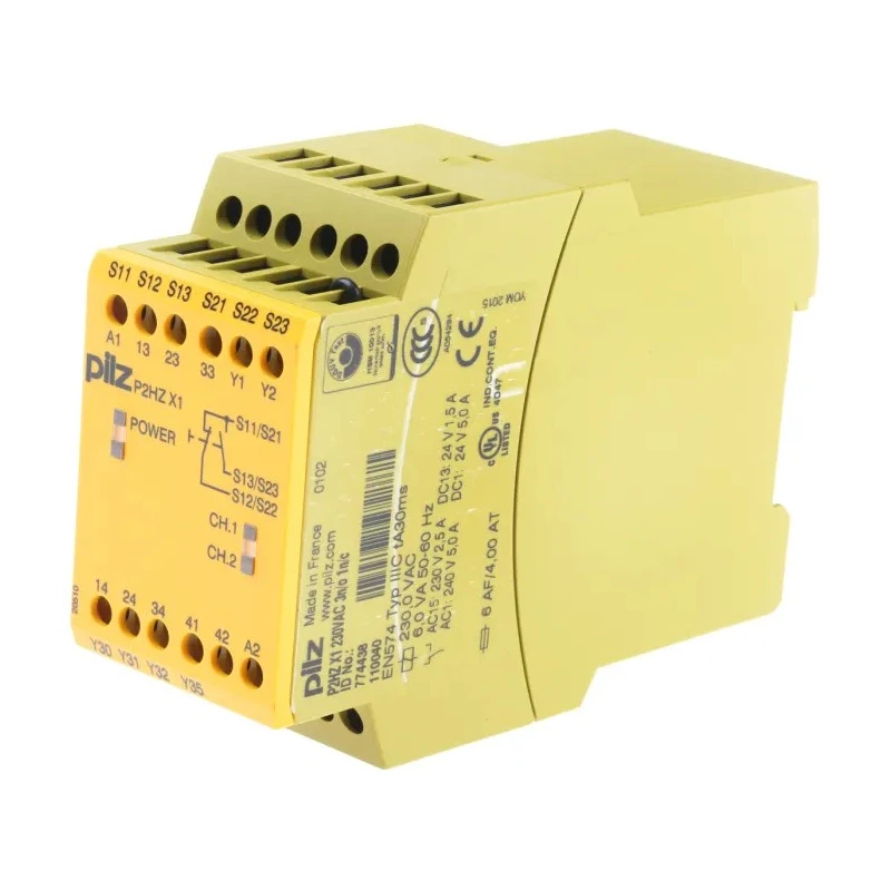 Pilz Safety Relay P2HZ X1 230V AC, 3 Safety Contacts, Manual Reset, DIN Rail Mount P2HZ