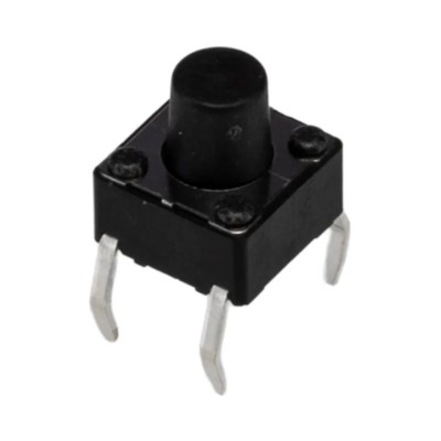 APEM Black Tactile Switch Button, 3.5 mm Actuator Length, SPST 50mA 12 V DC, PCB Mount DTS63KV