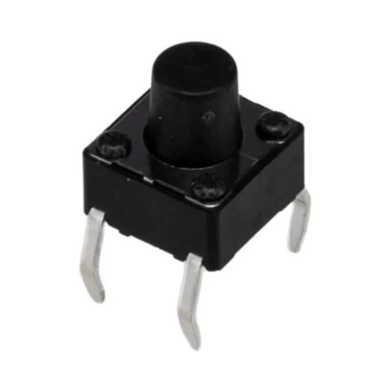 APEM Black Tactile Switch Button, 3.5 mm Actuator Length, SPST 50mA 12 V DC, PCB Mount DTS63KV