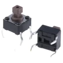 APEM Brown Tactile Switch Button 3.8 mm SPST 50mA 12 V dc PCB DTS644NV