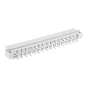 HARTING DIN 41612 Electronic Connector 32 Way 5.08 mm Pitch, Through Hole, Type C/2, Class C2, 2 Row Male, Right 09041326921