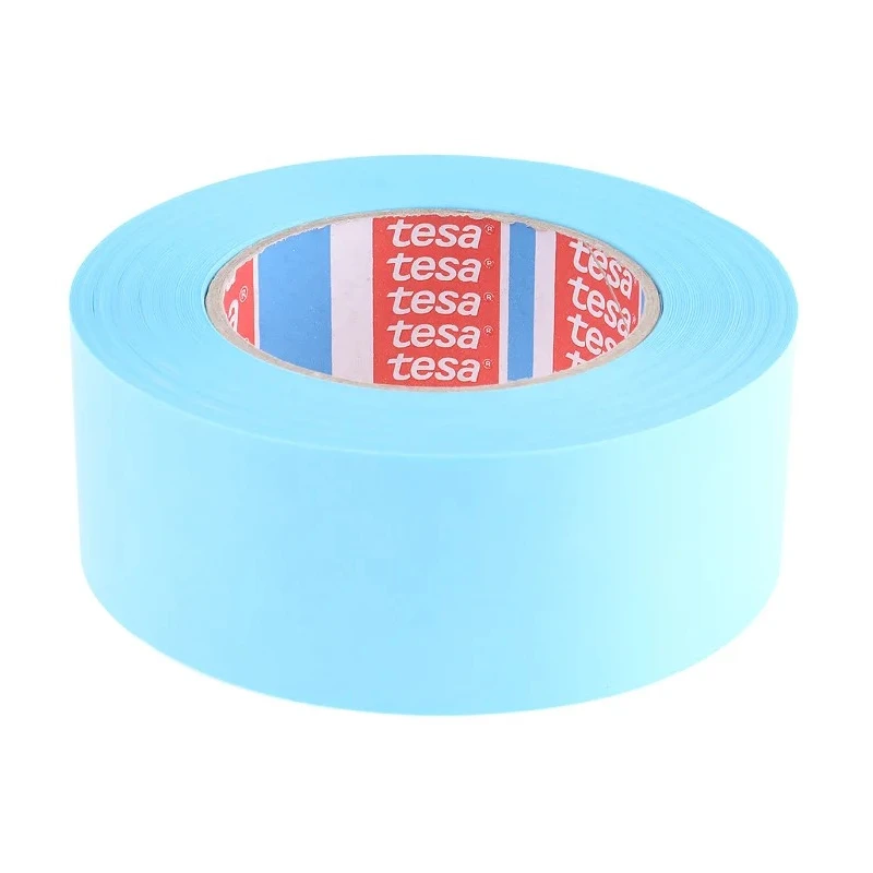 Tesa Flatback Paper UV Surface Protection Masking Tape 50mm x 50m Acrylic Adhesive Blue 04438-00020-00