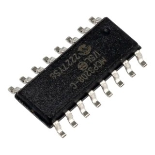 Microchip 8-Channel 12-Bit SAR Architecture Analog-to-Digital Converter, 100 ksps, 16-Pin SOIC MCP3208-CI/SL