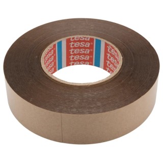 Tesa Transparent Double Sided Plastic Tape 38mm x 50m Polypropylene Backing 51970-00027-00
