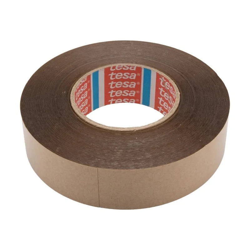 Tesa Transparent Double Sided Plastic Tape 38mm x 50m Polypropylene Backing 51970-00027-00