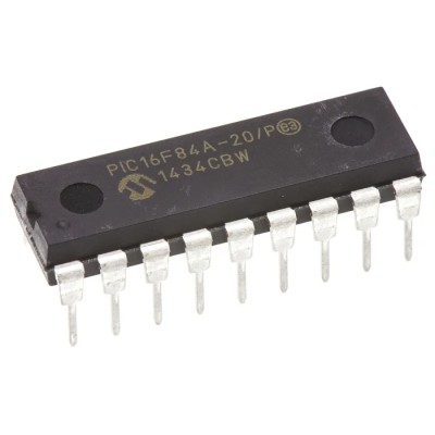 Microchip PIC16F 8-Bit PIC Microcontroller 1kB FLASH 20 MHz 18-Pin PDIP PIC16F84A-20/P