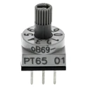 Hartmann Spindle Rotary Coded DIP Switch Through Hole Solder PT65301
