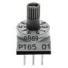 Hartmann Spindle Rotary Coded DIP Switch Through Hole Solder PT65301