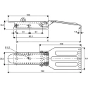 Savigny Stainless Steel Lockable Spring Loaded Toggle Latch 190mm Length 5.5mm Width 20mm Depth 40093 IB