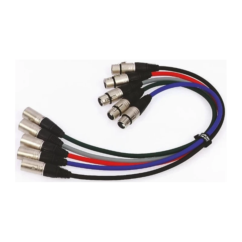 Van Damme Male XLR to Female XLR Cable 1 m Classic XKE NC3MXX 