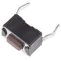 APEM Brown Tactile Switch, SPST 50mA 12 V dc, PCB DTS31NV