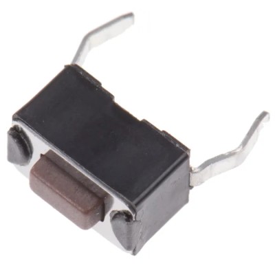APEM Brown Tactile Switch, SPST 50mA 12 V dc, PCB DTS31NV