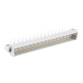 HARTING DIN 41612 Connector 32 Way 5.08 mm Pitch Type Through Hole Type C/2 Solder Class C2 2 Row Male Right 09041326921