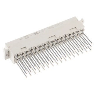 HARTING DIN 41612 48 Way 5.08 mm Pitch Type C/2 Wire Wrap Class C2 3 Row Female Straight Connector 09062486821