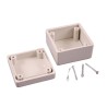 Hammond 1594 Series Grey Grey Lid ABS Enclosure IP54 Rated 40 mm x 56 mm x 56 mm 1594ASGY