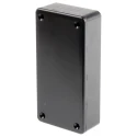 Hammond 1591 Series Black Black Lid ABS Enclosure IP54 25 mm x 100 mm x 50 mm 1591ASBK