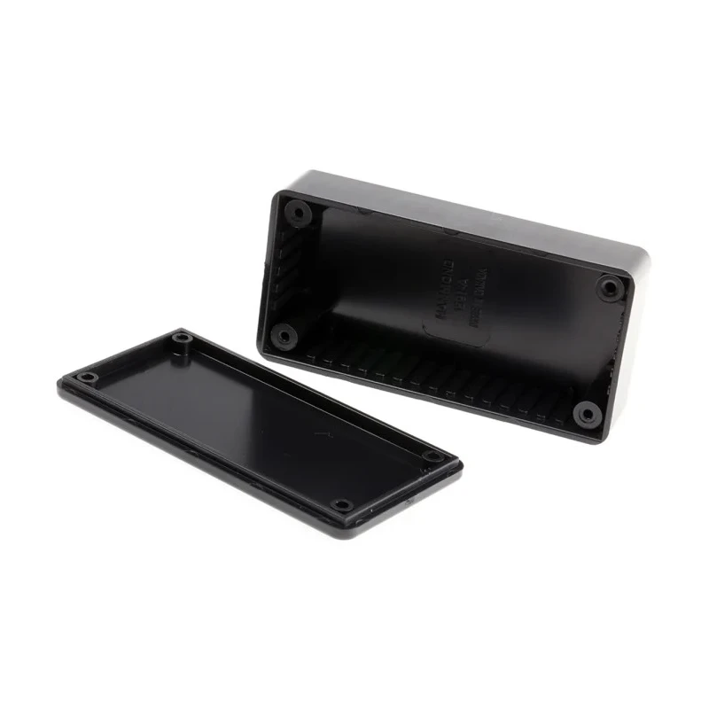 Hammond 1591 Series Black Black Lid ABS Enclosure IP54 25 mm x 100 mm x 50 mm 1591ASBK