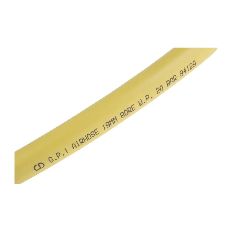 RS PRO Hose Pipe PVC Nitrile Blend, 20 Bar Operating Pressure, 30 m Length, Yellow, ISO 5774 381-5401