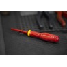Facom Insulated Screwdriver with 75 mm Blade, VDE/1000V Approved, 179mm Overall AT3.5X75VE