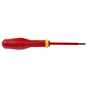 Facom Insulated Screwdriver with 75 mm Blade, VDE/1000V Approved, 179mm Overall AT3.5X75VE