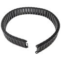 Igus Black Cable Trunking, W57mm x D15mm, Length 1m, Minimum Bend Radius 38mm, Igumid G Material W57mm