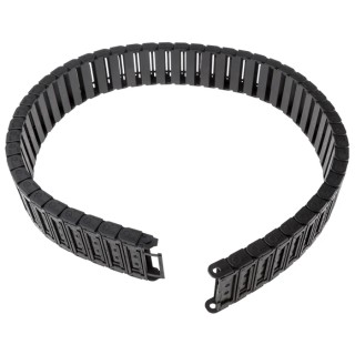 Igus Black Cable Trunking, W57mm x D15mm, Length 1m, Minimum Bend Radius 38mm, Igumid G Material W57mm