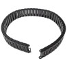 Igus Black Cable Trunking, W57mm x D15mm, Length 1m, Minimum Bend Radius 38mm, Igumid G Material W57mm