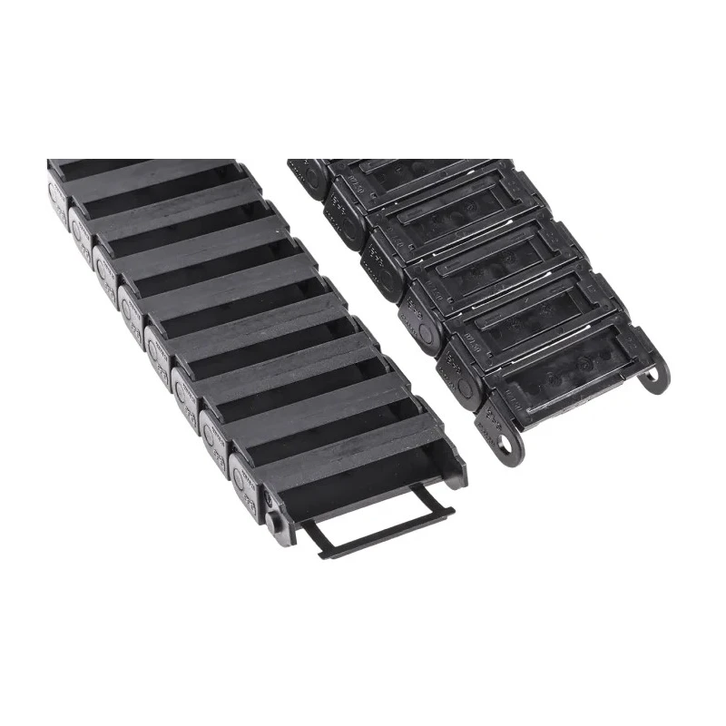 Igus Black Cable Trunking, W57mm x D15mm, Length 1m, Minimum Bend Radius 38mm, Igumid G Material W57mm