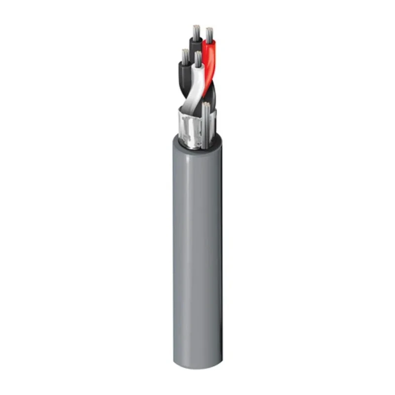 Belden 9502NH Series Multipair Industrial Cable 2 Pairs 4 Cores 0.2mm² 304m Silver Sheath Low Smoke Zero Halogen 9502NH.00305