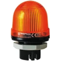 Werma EM 801 Series Yellow Beacon 24V AC Steady Panel Mount LED Bulb IP65 801.300.68