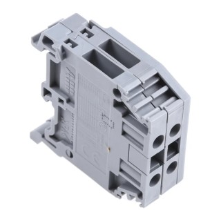 Entrelec Distribution Block 2 Way 800V 32A Grey 1SNA115406R1300
